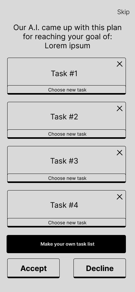 Generate Tasks