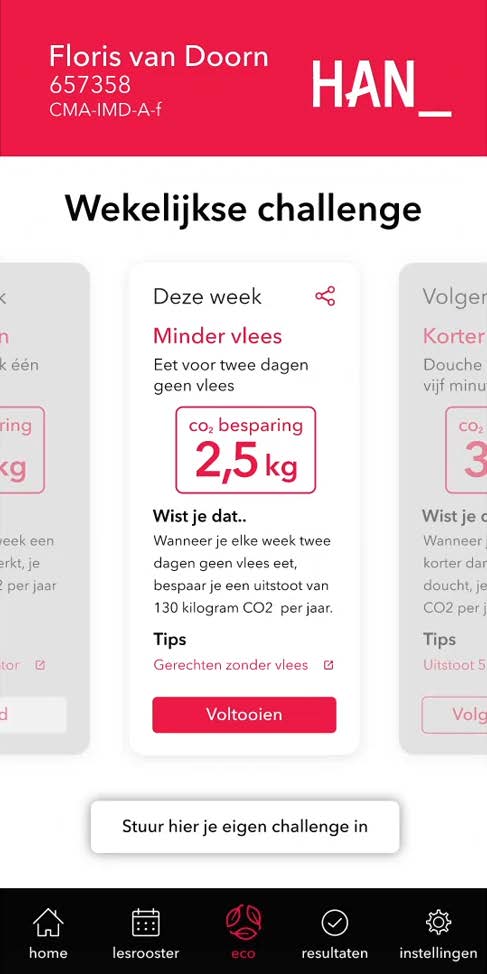 Wekelijks challenges